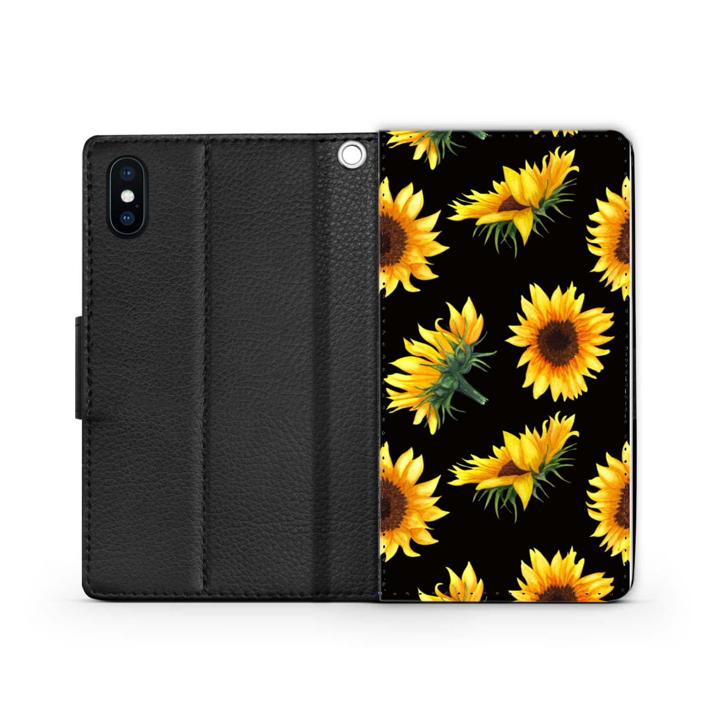 Summer Sunflowers-Black