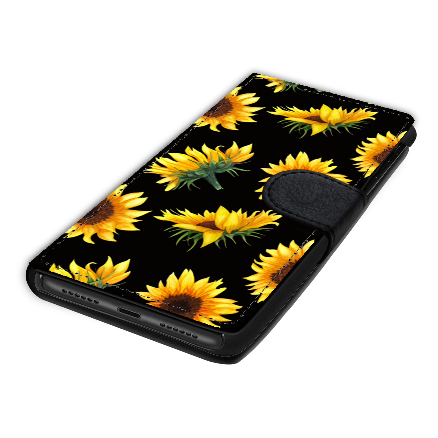 Summer Sunflowers-Black