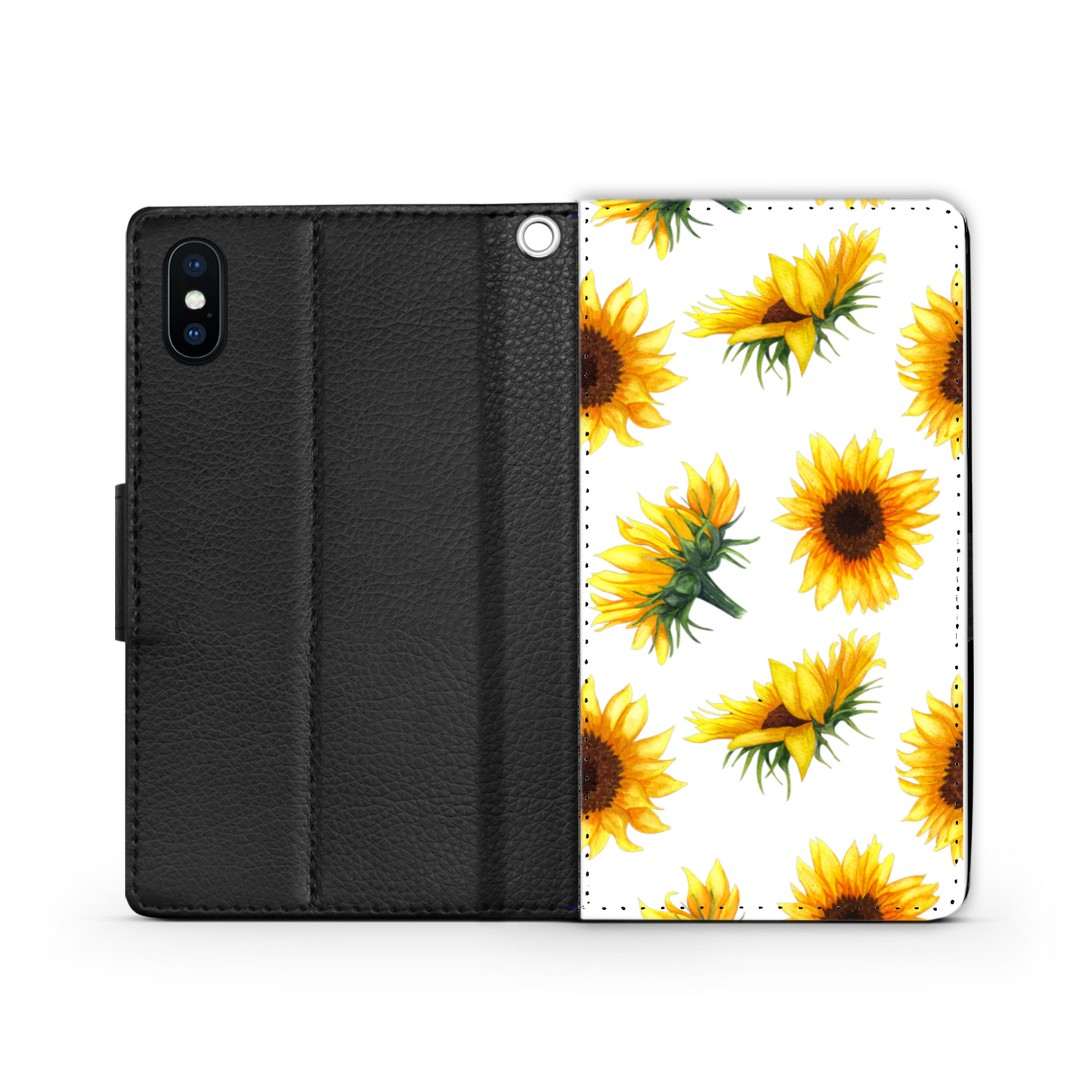 Summer Sunflowers-White