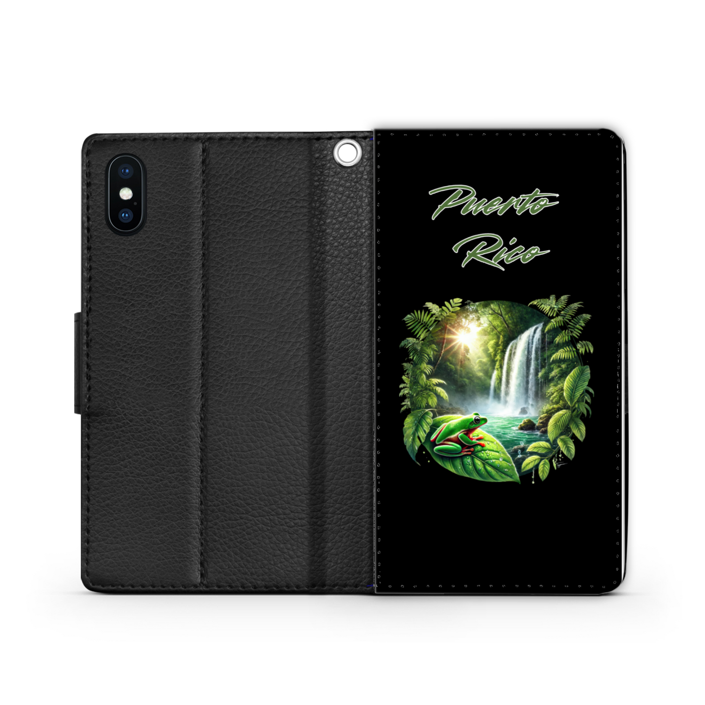 Puerto Rico Rainforest Faux Leather Wallet Phone Case