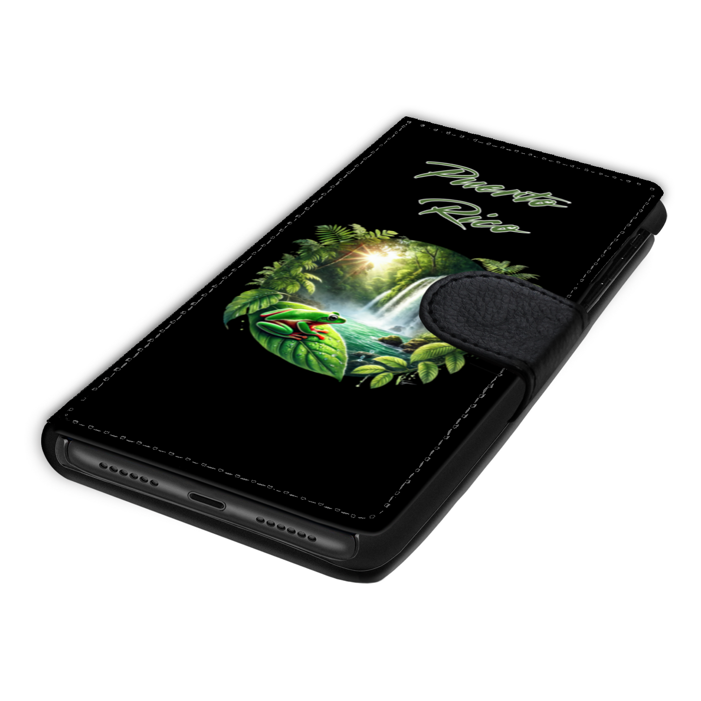 Puerto Rico Rainforest Faux Leather Wallet Phone Case