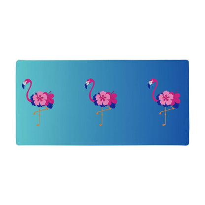 Tropical Flamingo Desk Mat