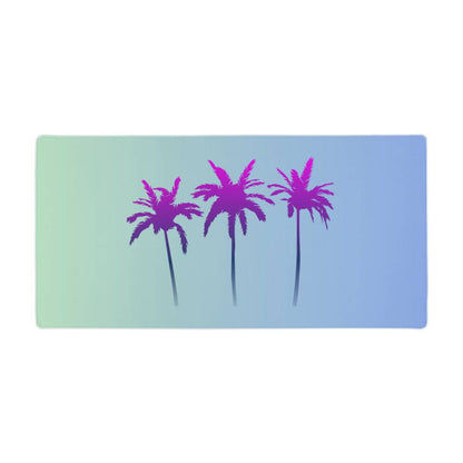 Purple Palm Desk Mat