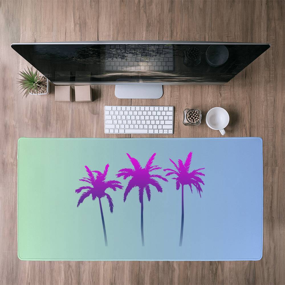 Purple Palm Desk Mat