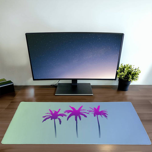 Purple Palm Desk Mat