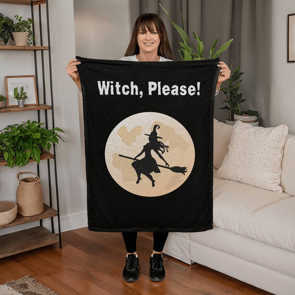 Witch, Please! Fleece Blanket