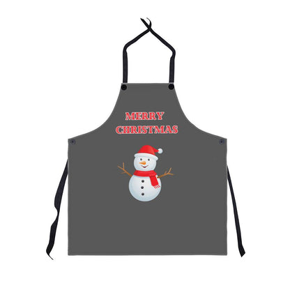 Merry Christmas Snowman Apron